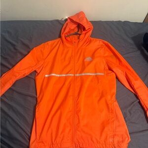 Adidas Vibrant Orange Running Jacket